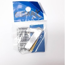 Periboia 4 Cm Plastik Krom Kaplama Kapı Numarası -1