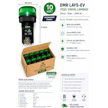 Dmr Lay5-ev Neon Yeşil Sinyal Lambası
