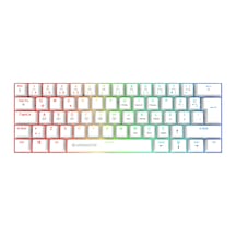 Gamebooster Syma Rgb Red 60m Switch Kablolu Beyaz Mekanik Gaming Klavye