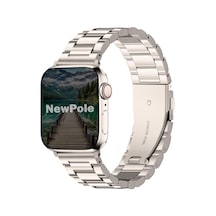 Watch 46mm 45mm 44mm 42mm 49mm Uyumlu Kordon Stal Baklalı Çelik Kordon Rahatsız Etmeyen Apple Watch Ultra 2/1 10 9 8 Se 7 6 5 4 3 2 1 Uyumlu Çok Renkli