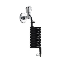 Plasyay Spiral Wc Taharet Hortum Matik Yeni Renk Siyah 110 Cm