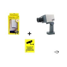 Lorex Caydırıcı Siren Ve Kamera Seti + Pvc Uyarı Levhası