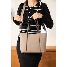 Just Polo Kadın Orijinal Just Polo Büyük Boy Ayarlanabilir Askılı Lüks El Ve Omuz Çantası Shoulder Bag Siyah