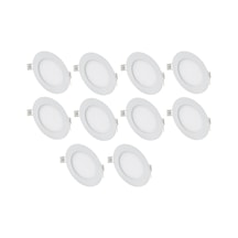 Cata Ct-5146 10 Adet 9W Slim Led Panel Armatür Alüminyum Kasa Beyaz