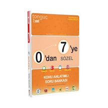 Tonguç Yayınları 7.Sınıf 0 Dan 7 Ye Sözel Konu