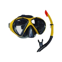 Star Diving Dalış Maskesi Ve Snorkel Yetişkin - 51711-sarı Lisinya