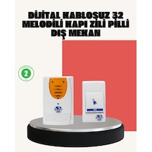 Tek Wireless Kapı Zili Pratik Ve Zahmetsiz Günlük Kullanım Najmaddin