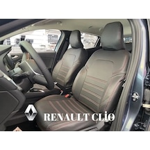 Renault Clio 5 Araca Özel Deri Oto Koltuk Kılıfı 529321608