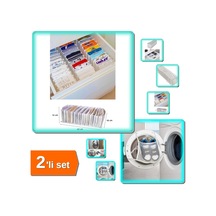11 Gözlü Akordiyon Çekmece Düzenleyici + Ayakkabı Yıkama Filesi Kapak Bağlamalı - 2li Set G0x5s1 El Diğer