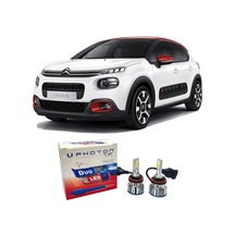 Citroen C3 Aircross Led Xenon Kısa Far Ampulü H7 Duo Yeni Seri Beyaz 2017+