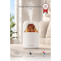 Özel Üretim Ofis Işıklı Ev Hava Nemlendirici Aroma Difüzör Y10 Beyaz