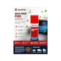 Quick Fresh Pure Araç İçi Koku Giderici Sprey 100 Ml - Koku Bombası