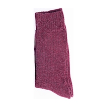 Tudors Kalın Kışlık Bordo Çorap-28803 - Erkek Bordo
