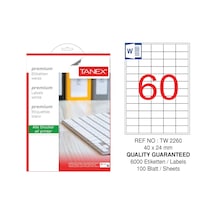 Tanex Etiket Tw-2260 40X24MM