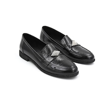 Kindep Sina Günlük Kadın Loafer Ayakkabı Siyah Siyah