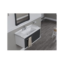 100x48 Cm Etajerli Seramik Banyo Ürünü 508 Yeşil