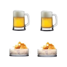 4 Parça Pub Set Beyaz