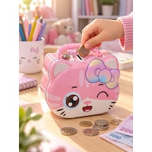 Çocuklar İçin Sevimli Kumbara 9x15 Cm Kedi Unicorn Figürlü Para Biriktirme Kumbarası