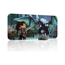 Hytale Kaymaz Dikişli Kauçuk Oyuncu Mousepad V3 - 70x30 Xl Gaming Mouse Pad Fare Altlığı