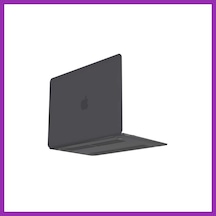 Bezos Macbook Pro 13 2021 Macbook Buzlu Kapak - Füme Bty