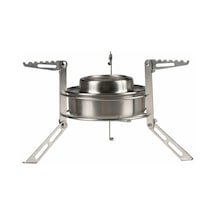 Mufunye Çadır Ve Pikniklerde Kullanım İçin Taşınabilir Alkollu Ocak, Katlanabilir - Dayanıklı Çelik Ve Alüminyum Malzeme Gümüş