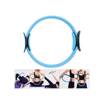 Pilates Çemberi Kaymaz Tutma Pedli Yoga Plates Egzersiz Halkası Ring İç Bacak Kalça Hareket Bandı Mavi-mor - 801004256