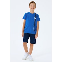 U.s. Polo Assn. Erkek Çocuk Mavi Bermuda Takım Us2400-c-v2 Mavi