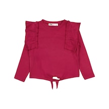 Civil Girls Omuz Fırfırlı 2-5 Yaş Sweatshirt Kırmızı Civil Girls Omuz Fırfırlı 2-5 Yaş Sweatshirt Kırmızı