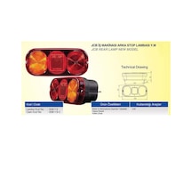 Stop Lambası Iş Makinası Soketli 92X200 N11.19979