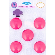 Nevto Nevresim Tokası En fazla 3 cm Kalinlikta 1 adet INCE Yorgan-Battaniye icin Pembe