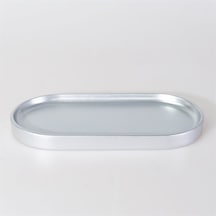 Victoria Oval Tepsi Küçük Gümüş
