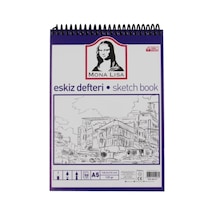 Mona Lisa Eskiz Defteri 120 Gr A5 50 Yaprak Spiralli