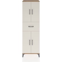 Hyperion Dolap 3 Raflı Tek Çekmeceli 4 Kapaklı 60x44x195 Çam-aytaşı Atlas Çam