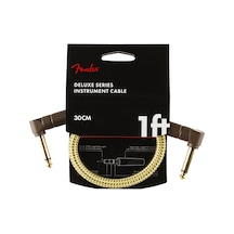 Fender Deluxe Series Instrument Cable Tweed - 30Cm Enstrüman Kabl