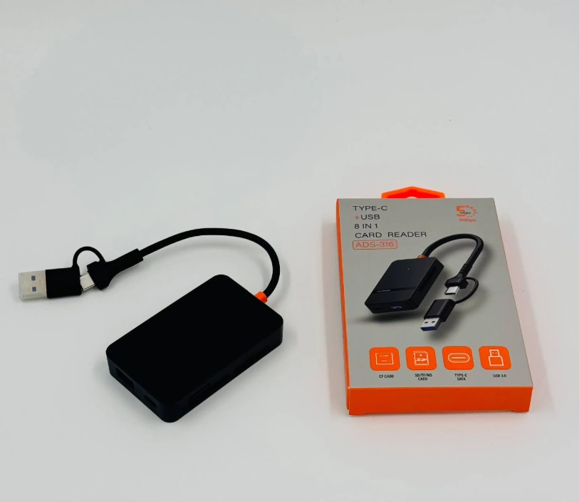 Zr783 Ads-316 Type-c + Usb 8 İn 1 Card Reader 5gbps Evimdeyokyok