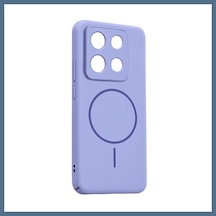 Buradabulabilirsin Redmi Note 13 Pro 4g Mika Pc Magsafe Kapak - Açık Mor Bbz