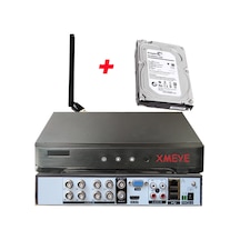 8 Kanal Wi-fi Ve 500 Gb Hdd'li 5 Mp H265+ Hıbrıt Araç, Insan Ve Yüz Tanıma Xmeye Kayıt Cihazı