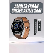 Yuvarlak Kasa 46mm Akıllı Saat Android Ve Ios Uyumlu Uyku Ve Sağlık Takibi Standart