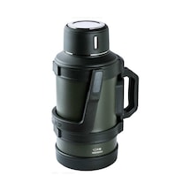 Tantitoni Okadı Outdoor Yeşil Kulplu Paslanmaz Çelik Termos 4 Lt Haki