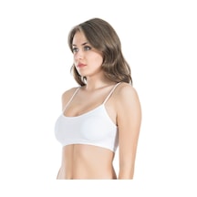 Moon Wear İp Askılı Body Sütyen 523 Beyaz Moon Wear İp Askılı Body Sütyen 523 Beyaz