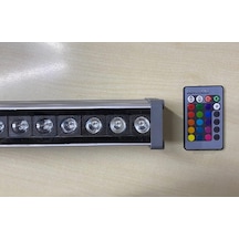Wallwasher Rgb Kumandalı Led Aydınlatma 20-30-35-50-67-100 Cm Duvar Ve Ağaç Boyama 35 Çok Renkli