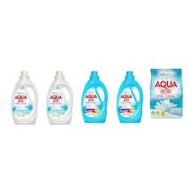 Aquabor Doğal Mineralli Sıvı Beyaz + Sıvı Beyaz + Sıvı Renkliler + Sıvı Renkliler + 4kg Beyaz Set 44402677