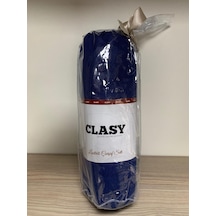 Clasy Ranforce Lastikli Çarşaf Seti Tek Kişilik Lacivert Çok Renkli