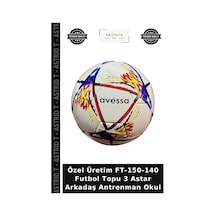 Özel Üretim Ft-150-140 Futbol Topu 3 Astar Arkadaş Antrenman Okul Çok Renkli