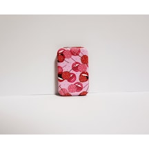 Cep Aynası Şeker Desenli Pembe