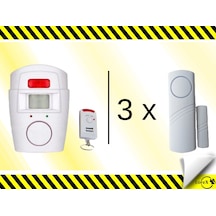 Lorex Topcraft Alarm Tek Kumandalı +3adet 4444c Pencere Alarm