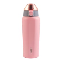 Tyeso Square Termos Vakumlu Paslanmaz Sızdırmaz Çift Duvarlı 600ml Pembe
