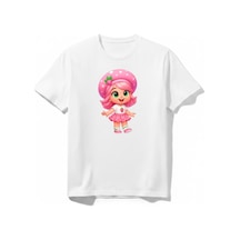 Urbantrendstore Kız Çocuk Sade Basic Yaz Tatil İçin Günlük Unisex Bisiklet Yuvarlak Yaka Basic Kısa Kollu %100 Pamuk Tişört Beyaz