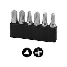Narex 857200 1-4'' 25 Mm Torq-Set ve Tri-Wing Bits Uç Seti 6 Parç