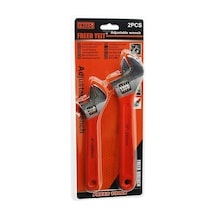 2pcs Set 8 İnç-200mm - 10 İnç-250mm Kurbağacık Anahtar Seti 5468